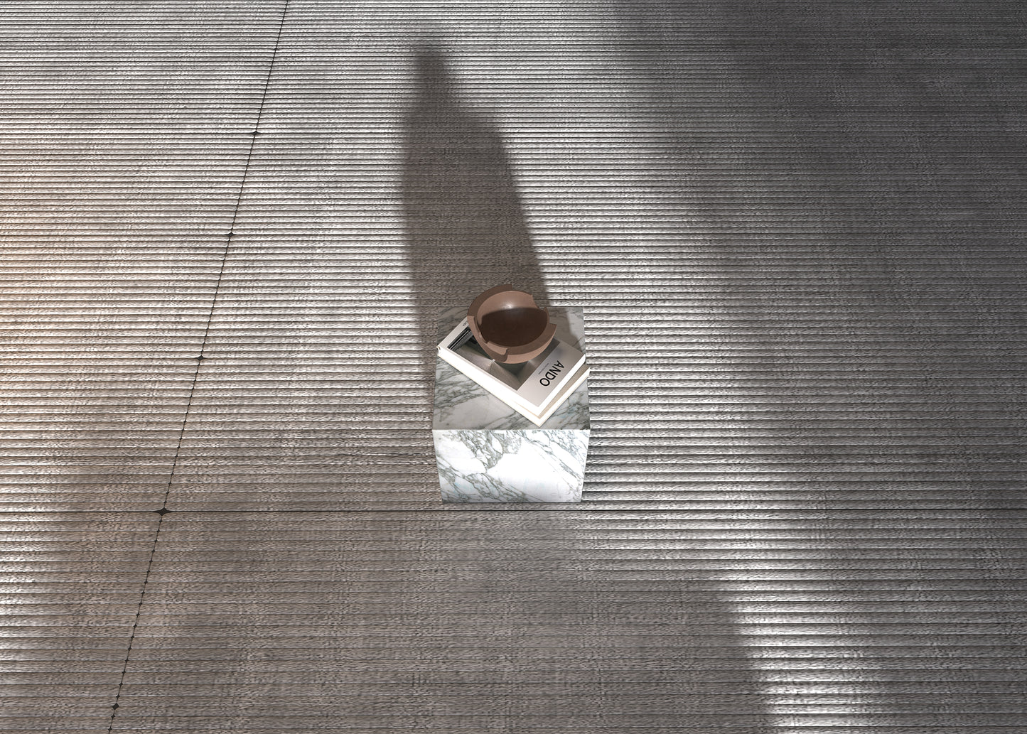 Saturation White Marble Center Coffee Table